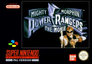 Mighty Morphin Power Rangers - The Movie (Europe) box cover front